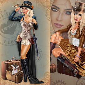 Стимпанк девочки