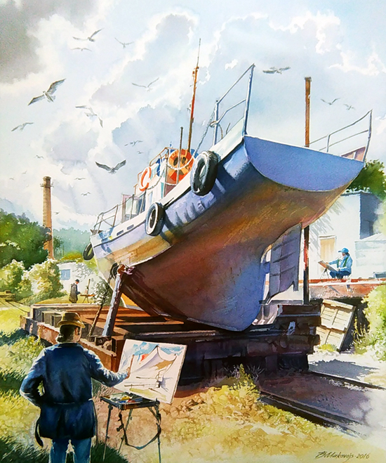 Пленер в Эстонии.