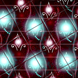 Зеленые огоньки на красном 3