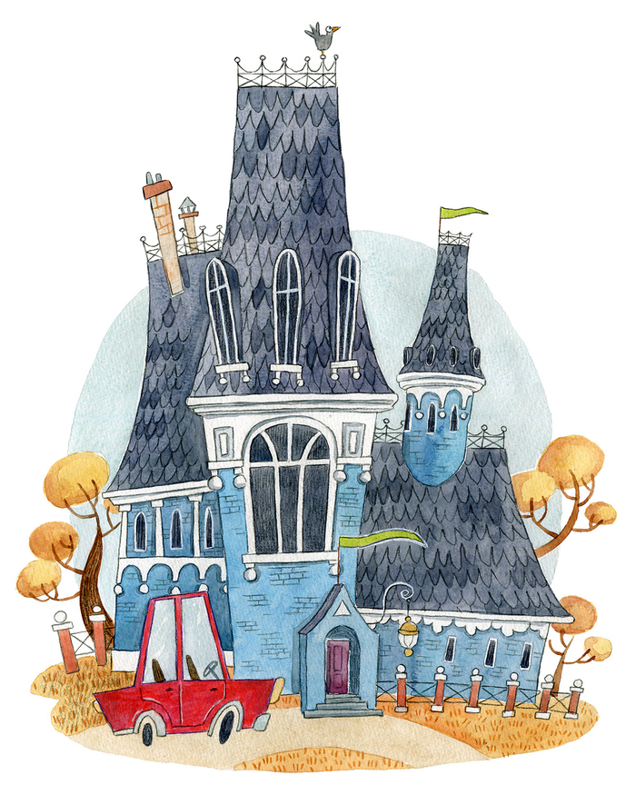 Осенний домик