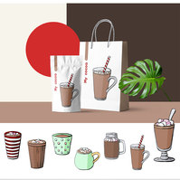 Векторная иллюстрация "Какао"