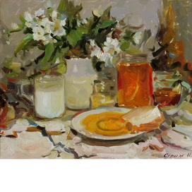 мед с молоком