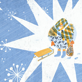 Иллюстрация к стихотворению А.Барто "Сто одежек"