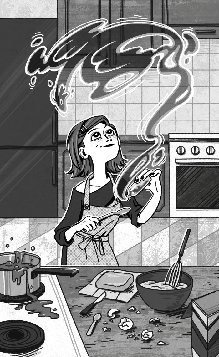 Иллюстрация к книге "Мужество Кэт Кемпбл"