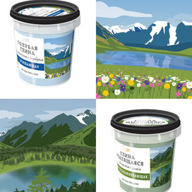 Упаковки косметической глины