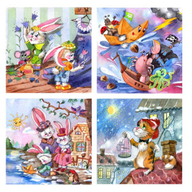 Персонажи к сказкам