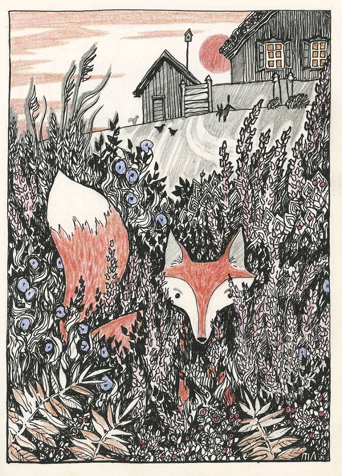 Иллюстрация к сказке Яна Экхольма про Людвига Четырнадцатого