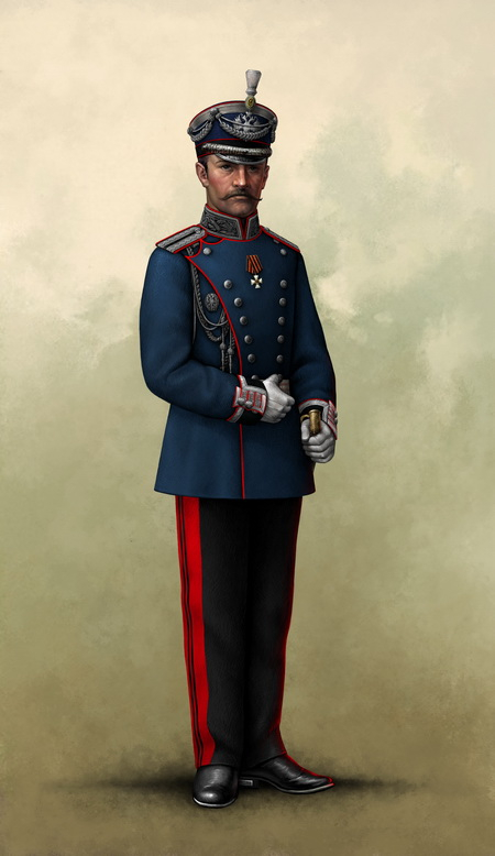 Капитан генерального штаба царской России 1914 год
