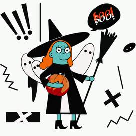 Добрая ведьмочка.