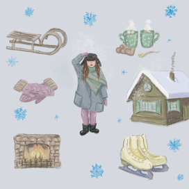 клипарт зима