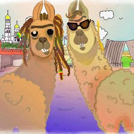 Ламы в шляпах