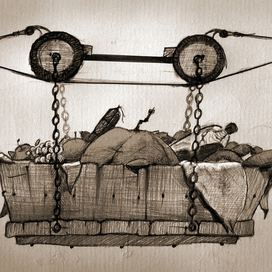 Mountains food transporter