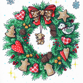 Новогодний венок