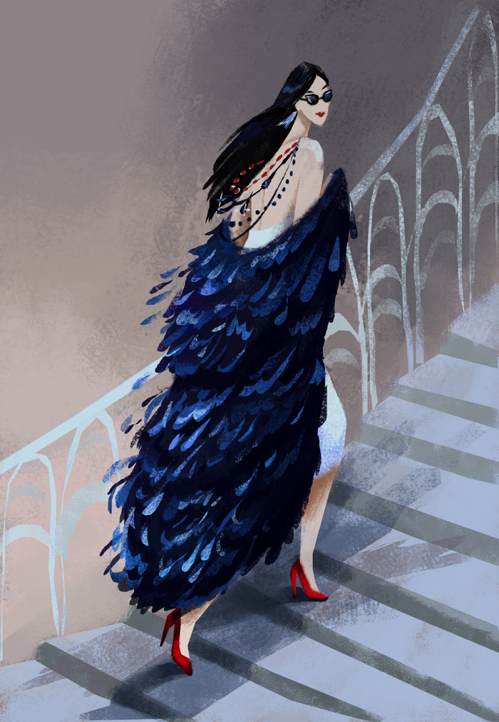 дама-ласточка