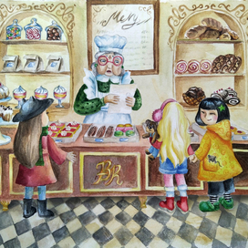 Кондитерская лавка. "Долгие каникулы Люси"
