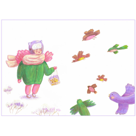 Иллюстрация для книги "За арахисовой пастой"