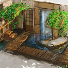 Эскиз интерьера