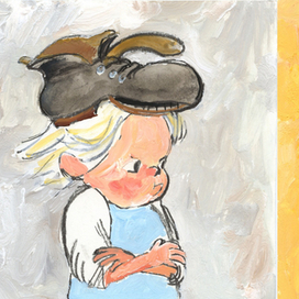 "Это - шапка?"  Иллюстрации для авторской книжки-картонки