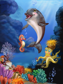 книжка про Дельфинчика