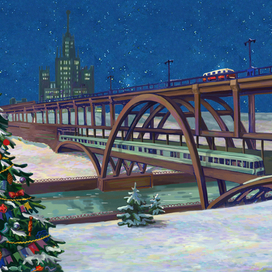 футаж для видеооткрытки 1 канал