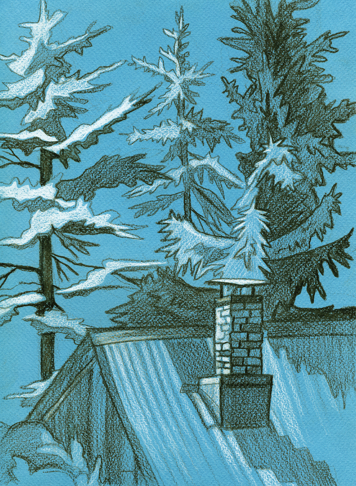 Снежный день