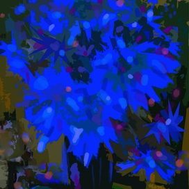 ещё один синий