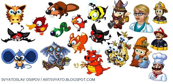 Разработка персонажей для игры