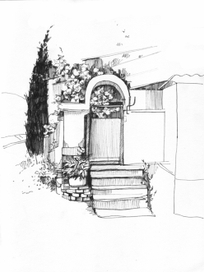 Домик с розой. Балаклава.