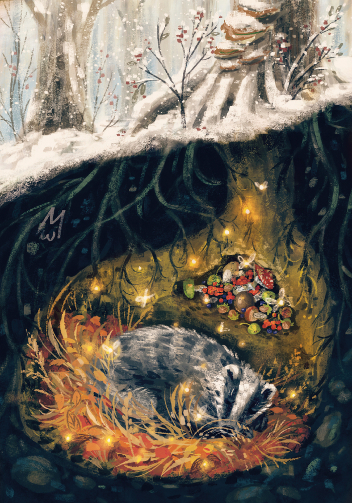 Открытка на "День норы"