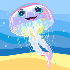 Медуза для проекта настольной игры