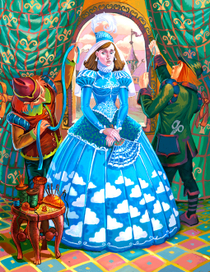 Ослиная шкура...платье цвета неба