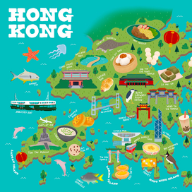 Карта Гонг Конга