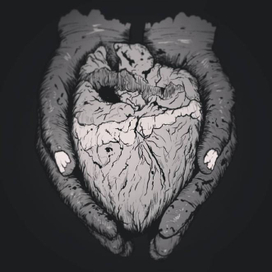 Сердце 1 чб