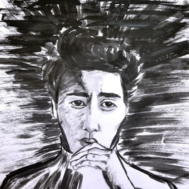 Ч/б Мужчина