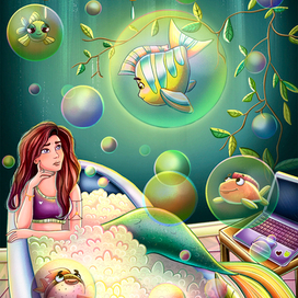 Фан-арт "Русалочка"