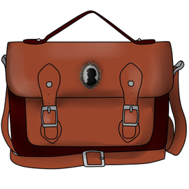 Шерлок стилизация - сумка