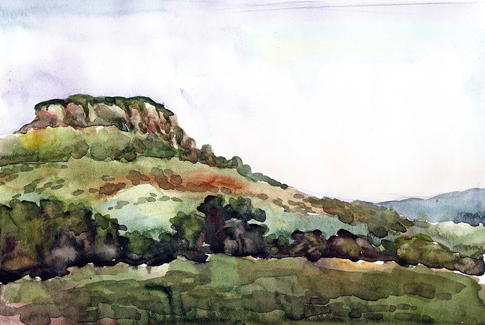 Гора Кизинка. Мостовской район