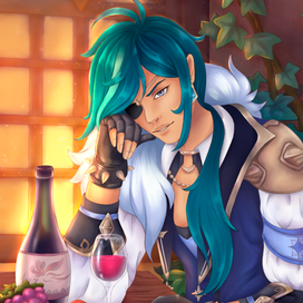 Фан-арт. Геншин Импакт, Кайя.