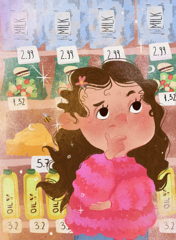 Черри забыла, что бабушка попросила ее купить