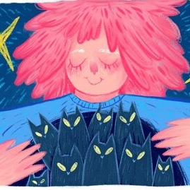 Котята лечат рисунок