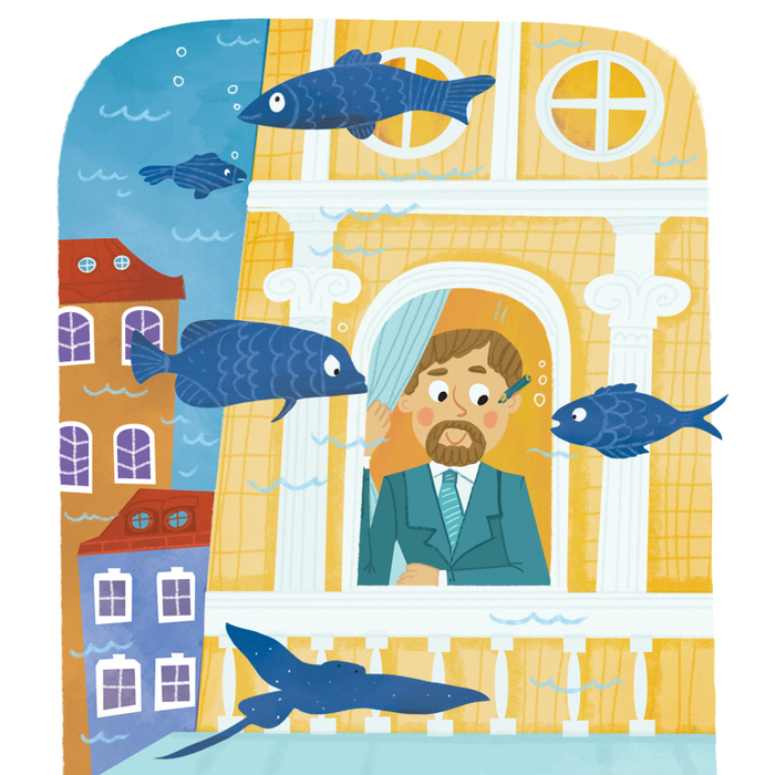 Необычные профессии. Несколько картинок для энциклопедии (издательство "Клевер")