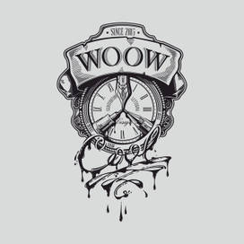 Векторная иллюстрация Woow cool