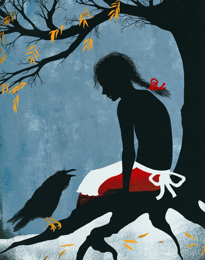  Иллюстрация - 11 к сказке Х.К. Андерсена "Снежная королева"