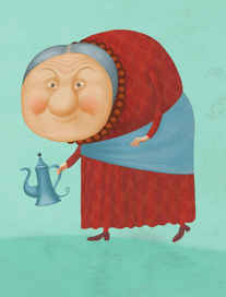 Персонаж  к книге Марьяны Ангеловой - Бабуся Кава