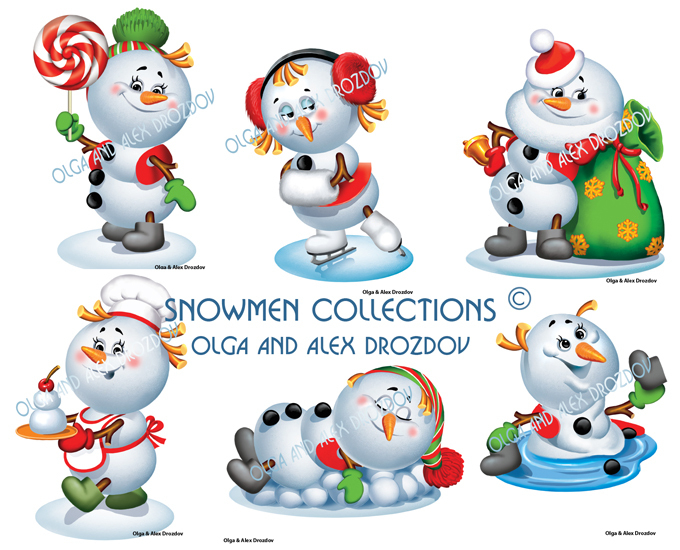 Коллекция снеговиков 2014