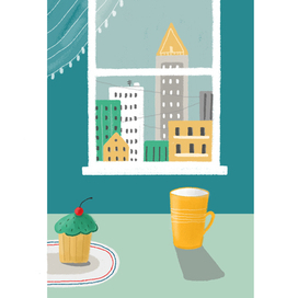 Вид из окна