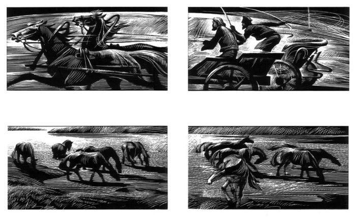 Илл. к повести Л.Н.Толстого "Холстомер"