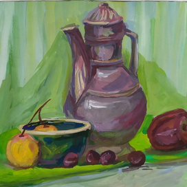 Вишня. Натюрморт а3