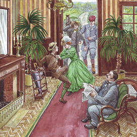 - Как вы смеете загораживать мне дорогу!