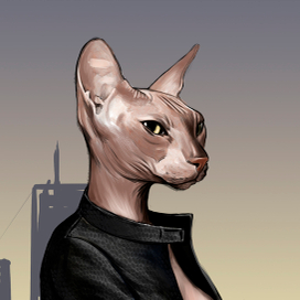 Сфинкс в кожанке